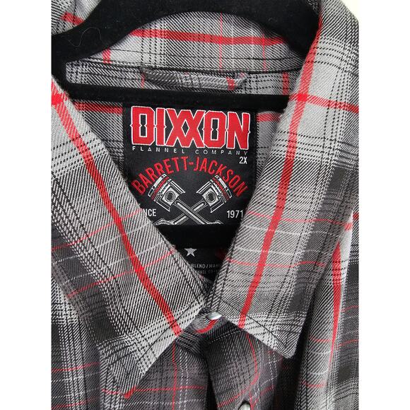 DIXXON x BARRETT JACKSON 2025 Collab Limited Edition Flannel Shirt - Men's XXL - Picture 4 of 6